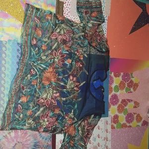 Embroidered crop top